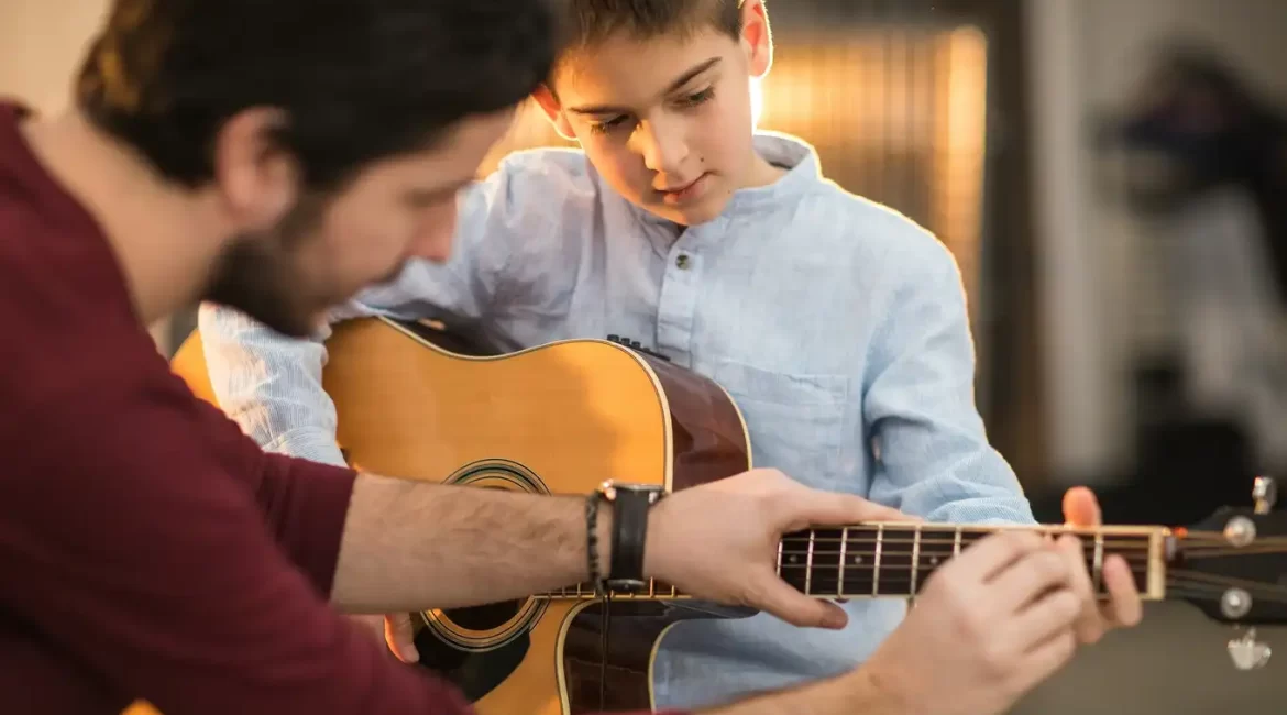 nauka gry na gitarze